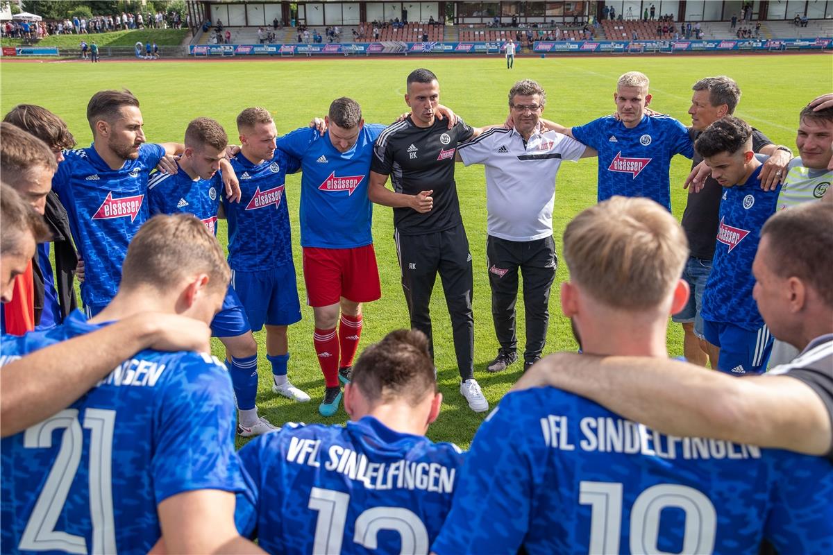 Roberto Klug (Trainer VfL Sindelfingen), VfL Sindelfingen - SV Stuttgarter Kicke...