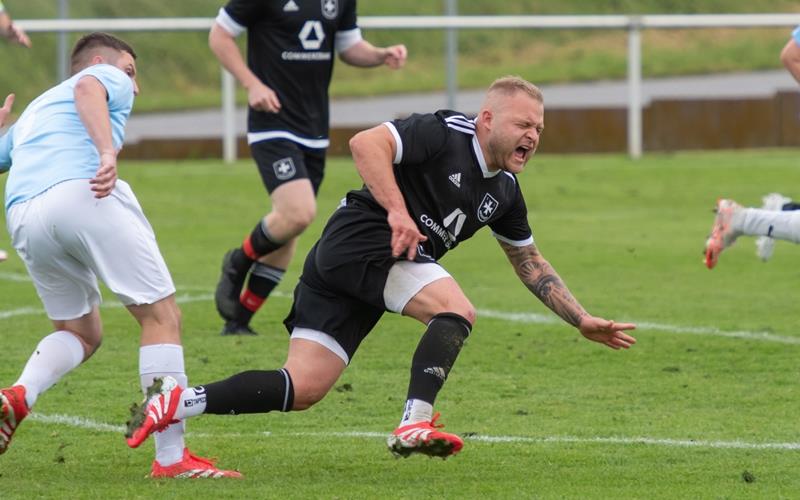 Robin Bahle: Herbe Pokalschlappe für FC Unterjettingen. GB-Foto (Archiv): Vecsey