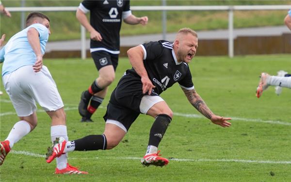 Robin Bahle: Herbe Pokalschlappe für FC Unterjettingen. GB-Foto (Archiv): Vecsey