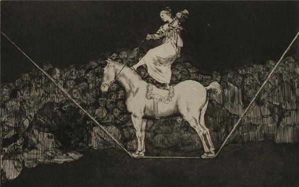 Rottenburg – Radierungen von Francisco Goya sind im Rottenburger Kulturverein Zehntscheuer zu sehen. Die Ausstellung „Francisco Goya – Radierungen“ schließt als Höhepunkt das Ausstellungsjahr ab, so der Veranstalter. Goya gilt als einer der letzten großen Hofkünstler und Wegbereiter der modernen Kunst. Wie seine Malerei, so sind auch die Radierungen Goyas, die sich kritisch mit den kirchlichen, sozialen und gesellschaftlichen Missständen der Zeit auseinandersetzen, von einer überraschenden Modernität und haben die Kunst bis ins 20. Jahrhundert nachhaltig beeinflusst. Sein mehr als 60 Jahre währender Schaffensprozess umfasst den Zeitraum vom Rokoko bis zur Romantik. Im Zentrum der Ausstellung in Rottenburg stehen die in den Jahren von 1797 bis 1799 entstandenen „Caprichos“ (Launen). Auch die zwischen 1816 und 1824 geschaffenen „Proverbios“ (Sprichwörter), auch „Disparates“ (Torheiten) genannt sowie die nach wie vor aktuellen „Desastres de la guerra“ (Schrecken des Krieges) dürfen in dieser Übersicht der Druckgrafiken Goyas ebenso wenig fehlen wie zumindest zwei Arbeiten aus der Serie der „Tauromaquia“ (Die Kunst des Stierkampfs) von 1815/16, in denen er sich fast gänzlich vom kritisch-satirischen Stil und der Darstellung menschlicher Tragödien zu entfernen scheint. Gewalt, Energetik und Dynamik in der Sicht des Geschehens ist ihnen allen gemeinsam. Zu sehen ist die Ausstellung, bei der es sich um eine Kooperation mit dem Museum De Reede (Antwerpen) handelt, bis zum 1. Februar. gb/GB-Foto: Una Reina del Circo (Eine Königin des Zirkus) Museum De Reede (Fotograf: Thomas Min 2019)