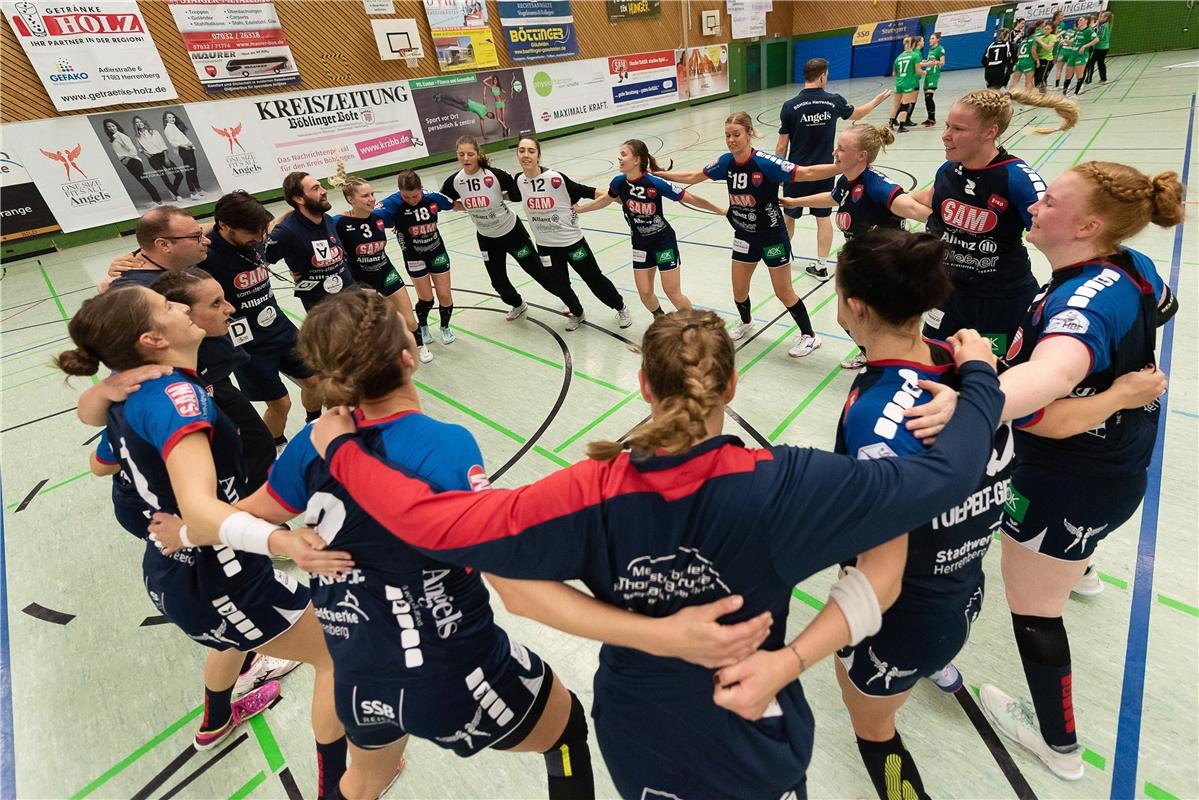 SG H2Ku Herrenberg vs. SG 09 Kirchhof, Handball, 2.Bundesliga, Frauen, HBF, Sais...