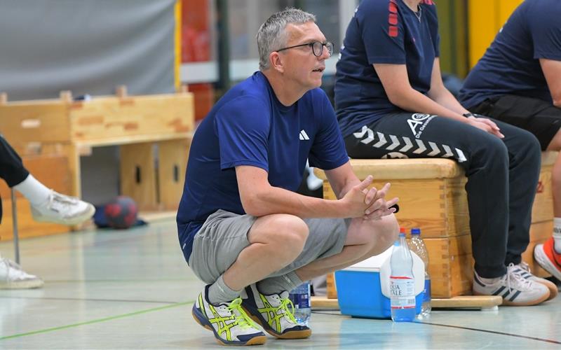 SG-Trainer Heiko Fleisch ist hochzufrieden: „Vor allem, weil sie die Vorgaben, die wir im Vorfeld besprochen haben, alle umgesetzt haben.“ GB-Foto: Gebhardt