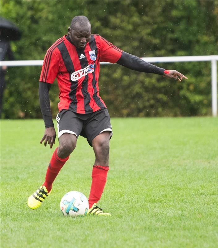 Samsudine Jarju ( Gültstein )  Fußball 8 / 2020 Affstätt gegen Gültstein Foto: S...