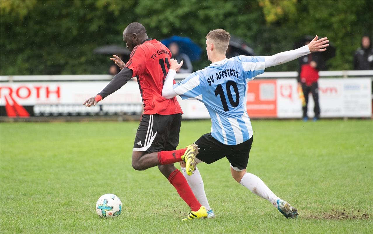 Samsudine Jarju Gültstein Tom Egeler Affstätt  Fußball 8 / 2020 Affstätt gegen G...