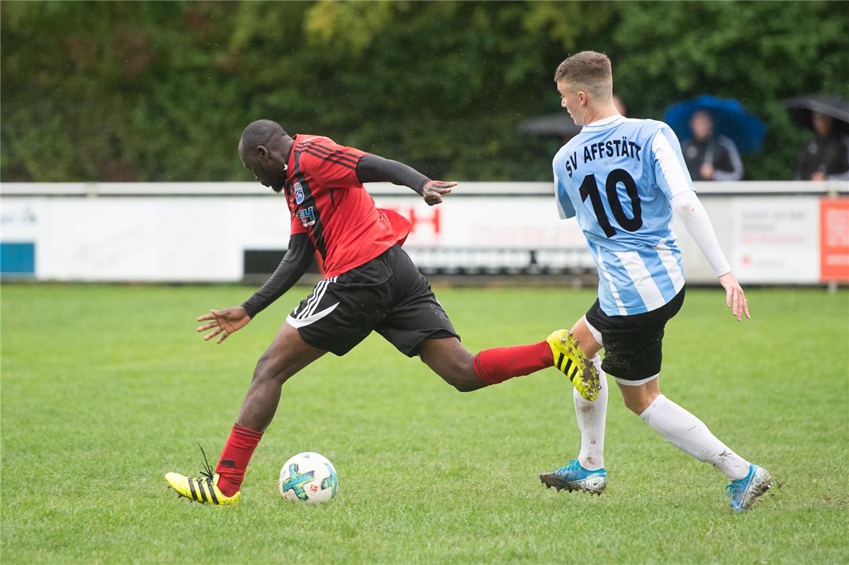 Samsudine Jarju Gültstein Tom Egeler Affstätt  Fußball 8 / 2020 Affstätt gegen G...