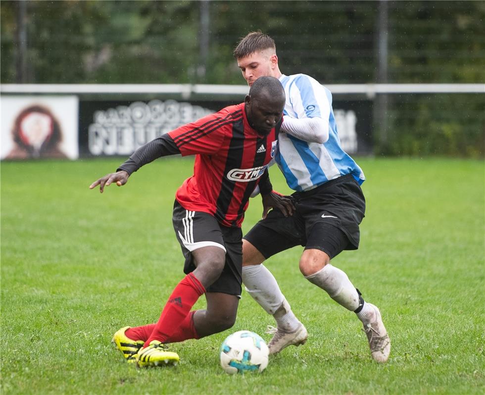 Samsudine Jarju ( Gültstein ) Yannick Egeler Affstätt   Fußball 8 / 2020 Affstät...