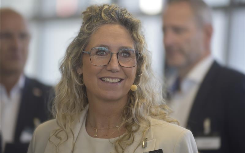 Sara Gielen ist seit dem Sommer 2024 Standortbeauftragte der Mercedes-Benz Group AG für Sindelfingen. GB-Foto: Reichert