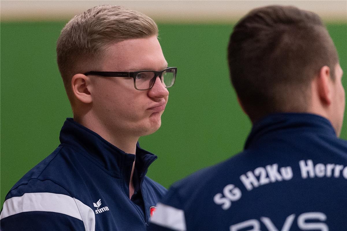 Sascha Marquardt (SG H2Ku Herrenberg #18),  SG H2Ku Herrenberg vs. TSV 1866 Wein...