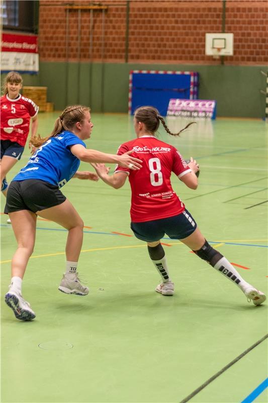 Saskia Schmidt (SG H2KU Herrenberg 2, #8),  ,TG Biberach vs. SG H2Ku Herrenberg ...