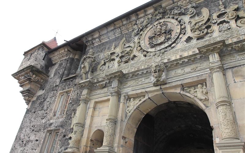 Schlossportal in Tübingen von Heinrich Schickhardt.GB-Fotos: Universitätsstadt Tübingen