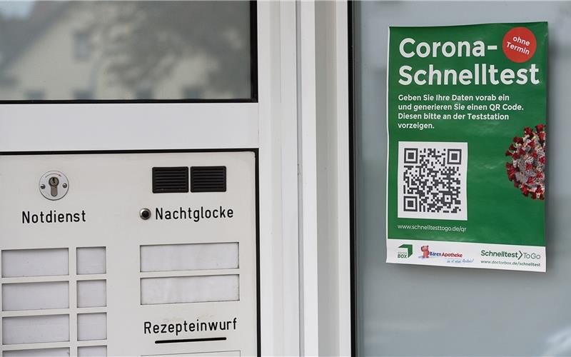Wohin für eine PCR-Testung? Schnelltests reichen für Ungeimpfte in der Warnstufe nicht mehr, sie benötigen nun einen PCR-Test GB-Foto: Schmidt