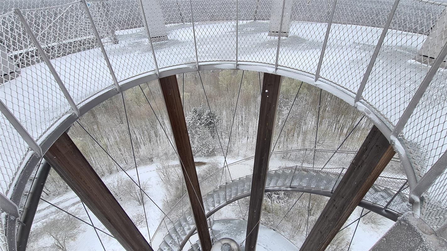 Schönbuchturm im Schnee aus einer etwas anderen Perspektive... Von Mirjam Krämer...