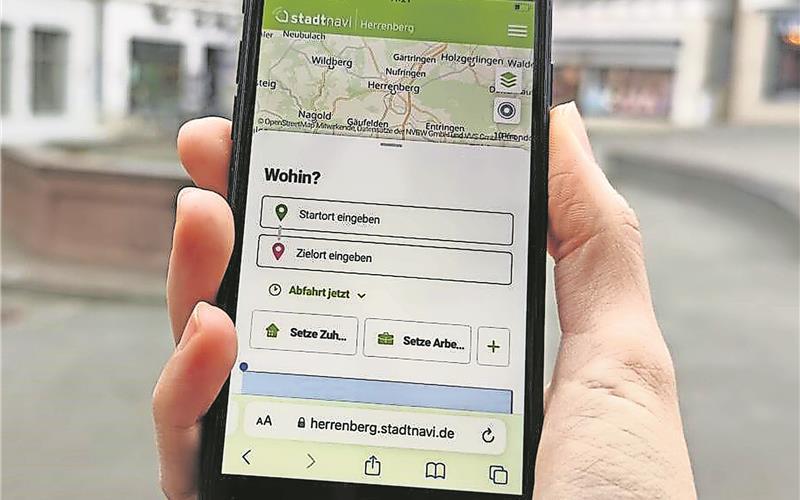 Schüler haben das „stadtnavi“ aktiv mitgestaltet.GB-Foto: Stadtverwaltung