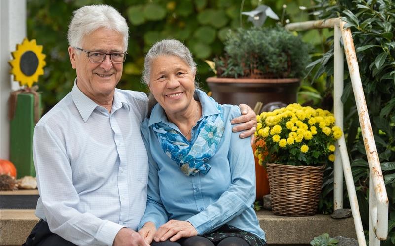 Seit 50 Jahren sind Gerhard und Irene Glaser verheiratet. GB-Foto: Vecsey