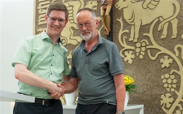 Silas Stierle leitet künftig kommissarisch den Verein zur Erhaltung der Stiftskirche und folgt damit auf Burkhard Hoffmann.GB-Foto: Vecsey