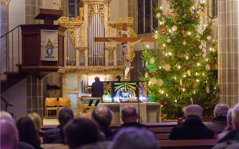 Silvesterabend in der St.-Veit-Kirche: Christian Liebaug hat ein mitreißendes Programm zusammengestellt.GB-Foto: Dettenmeyer