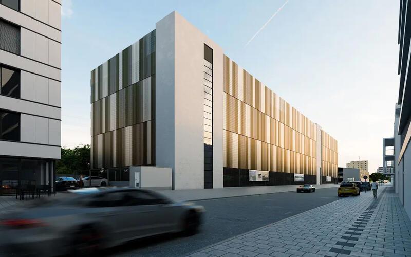 So soll das neue Parkhaus aussehen. GB-Foto: B+B Parkhaus GmbH