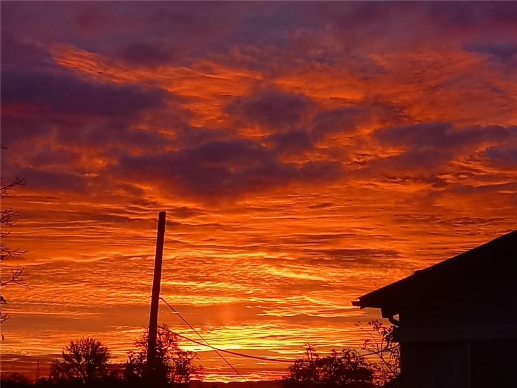 Sonnenaufgang am schönsten Ort der Welt! Von Rolf Uwe Trefz aus Bondorf.