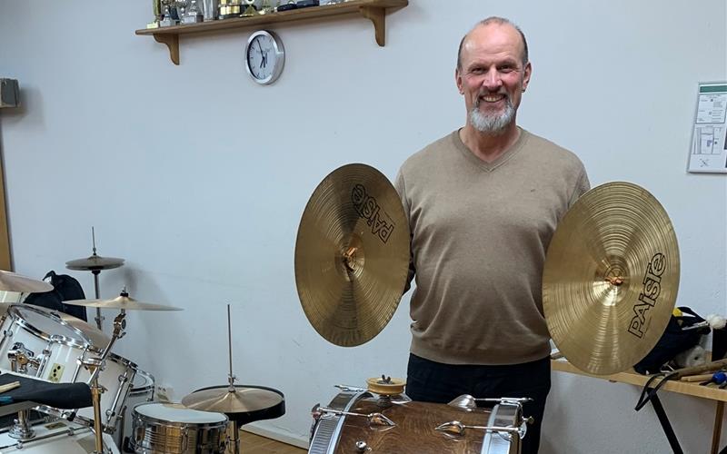 Sorgt für Schwung und Rhythmus: Bernd MarquardtGB-Foto: Holzapfel