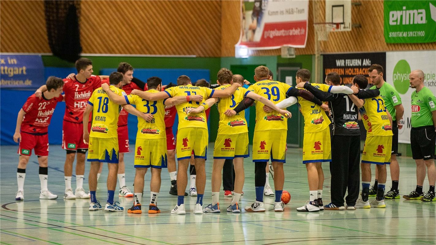 Spieleroeffnung, SG H2Ku Herrenberg - Neuenbuerg 2000, Handball, Oberliga BW, Sa...