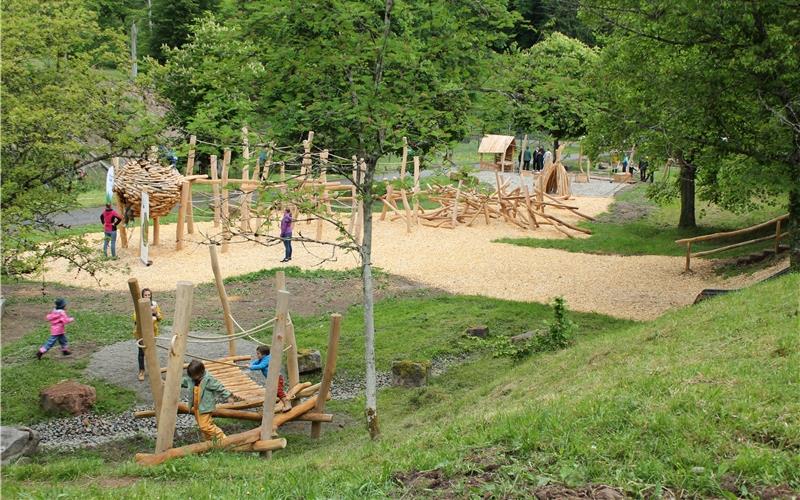 Spielplatz Saurucken: Eine neue Spiellandschaft erwartet die Kinder.