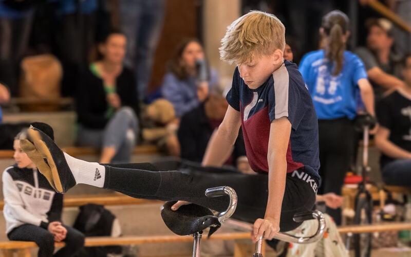 Starker Auftritt: Joscha Harnisch in der Seitvorhebehalte. GB-Foto: gb