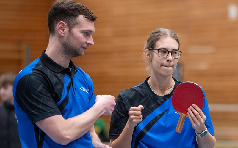 Starkes Doppel: Michael Kocheisen und Ann-Katrin Ziegler. GB-Foto: Vecsey