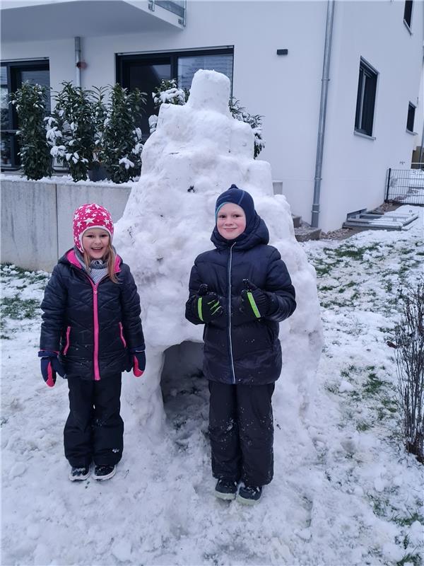 Stefanie Müller freute sich, dass im eigenen Garten in Gültstein, Kinder Spaß am...