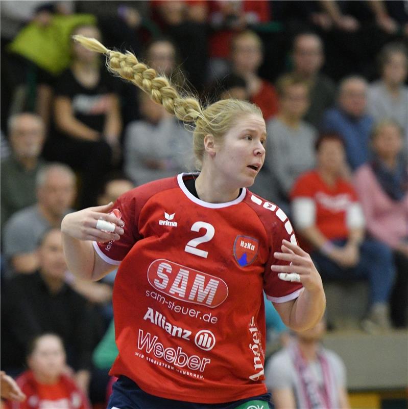 Stefanie Schoeneberg (SG H2Ku Herrenberg), BSV Sachsen Zwickau vs. SG H2Ku Herre...