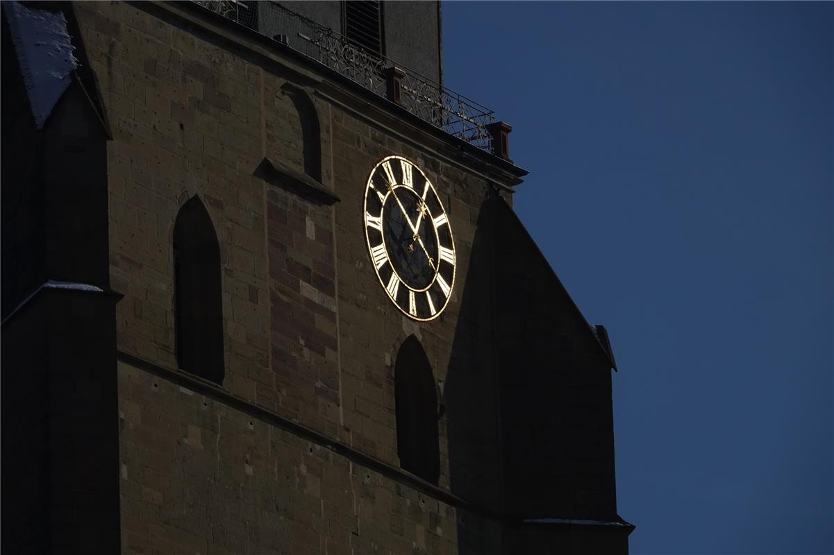 Stiftkirchenuhr in Herrenberg: Kommen goldene Zeiten?, fragt der Hailfinger Eckb...