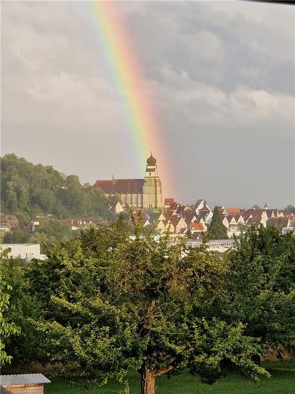 Stiftskirche, der Schatz unterm Regenbogen.  Von Michael Brück aus Herrenberg.