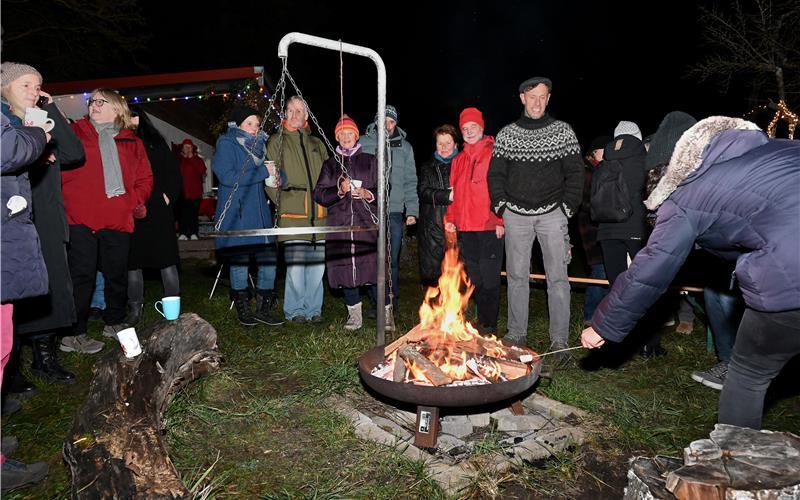 Stimmungsvolle Wintersonnenwendfeier im OGV-Garten
