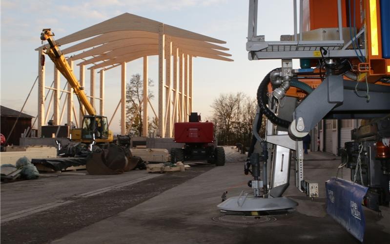 Straßenmeisterei erhält neue Salzlagerhalle Straßenmeisterei erhält neue Salzlagerhalle