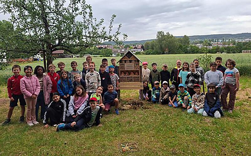 Streuobstwiesenprojekt von Gültsteiner Grundschülern