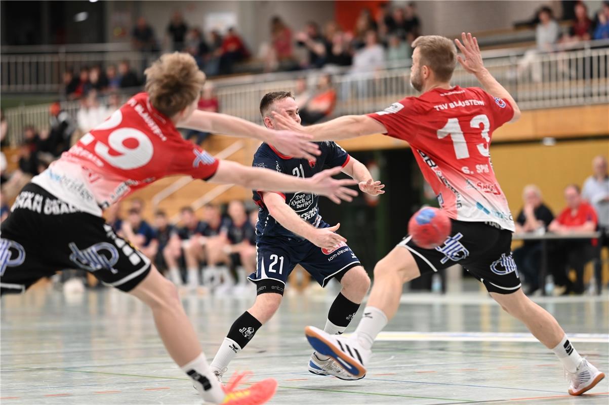 Sven Schmitt (SG H2KU Herrenberg, #21)   SG H2Ku Herrenberg - TSV Blaustein, Han...