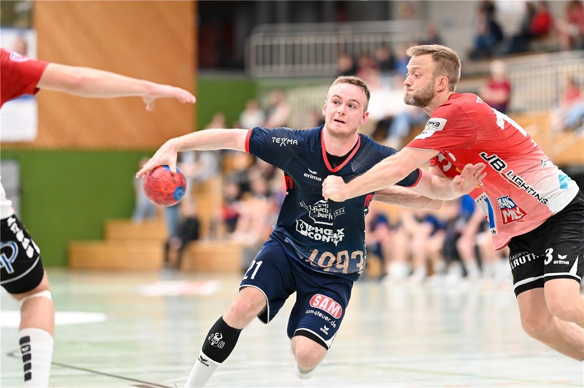 Sven Schmitt (SG H2KU Herrenberg, #21)  SG H2Ku Herrenberg - TSV Blaustein, Hand...