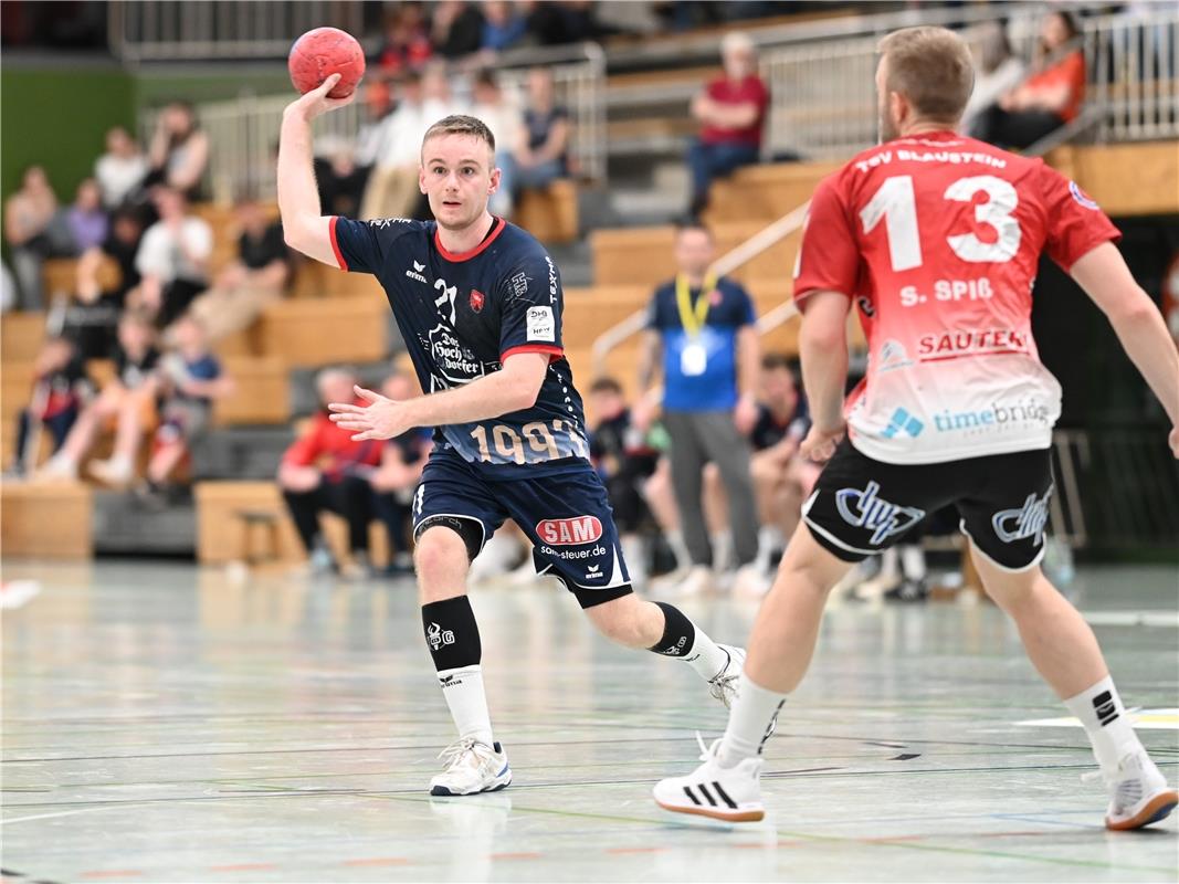 Sven Schmitt (SG H2KU Herrenberg, #21)  SG H2Ku Herrenberg - TSV Blaustein, Hand...