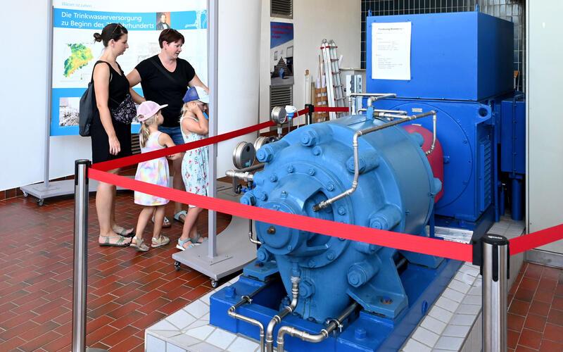 Tag der offenen Tür im Wasserwerk in Poltringen.GB-Foto: Holom