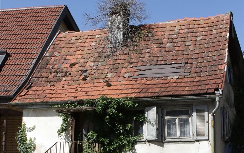 Taglöhnerhaus in der Zehnthofstraße: Dem kleinen Gebäude geht es bald an den KragenGB-Foto: Bäuerle