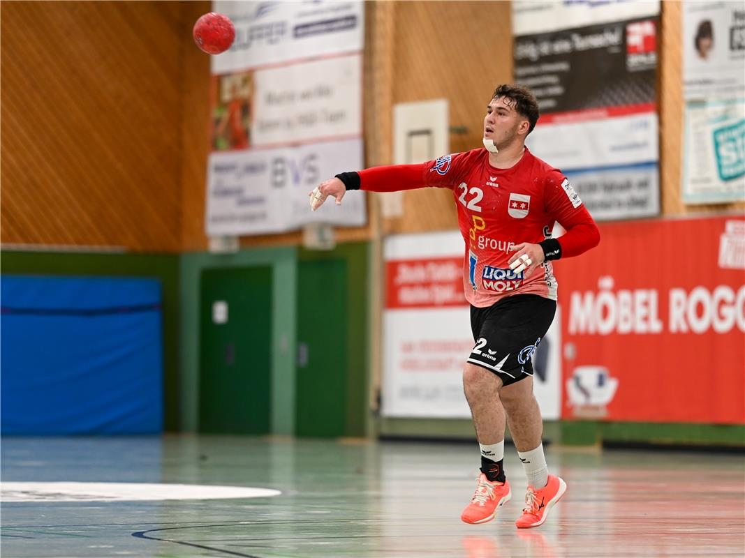 Tarik Nokic (TSV Blaustein, #22)  SG H2Ku Herrenberg - TSV Blaustein, Handball, ...
