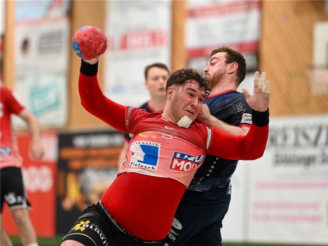 Tarik Nokic (TSV Blaustein, #22)  SG H2Ku Herrenberg - TSV Blaustein, Handball, ...