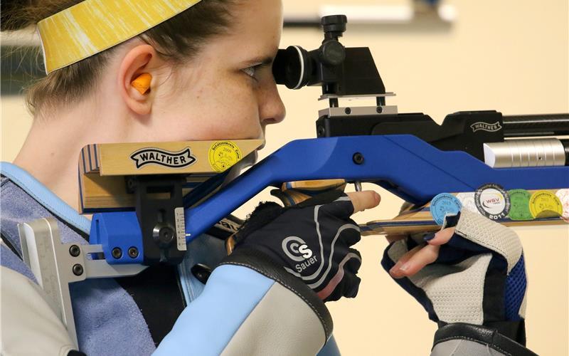 Theresa Furthmüller war erstmals an Nummer eins gefordert. GB-Foto: amk