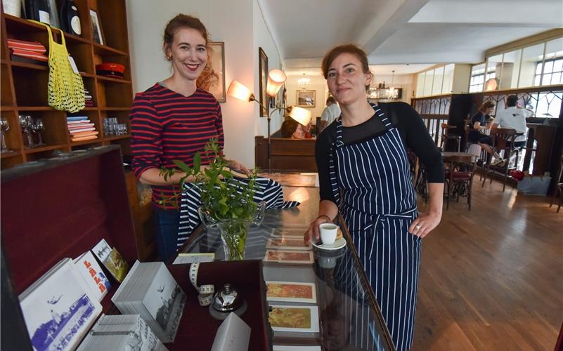 Theresa Giese-Vogler und Hanna Vogler (rechts) würden ihr Café Làlà gerne im kommenden Jahr weiterführen. Bislang läuft das Ganze als Pop-up-Konzept. GB-Foto (Archiv): Vecsey