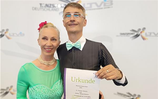 Thomas Dieterle und Andrea Michel-Dieterle haben den Aufstieg geschafft. GB-Foto: gb