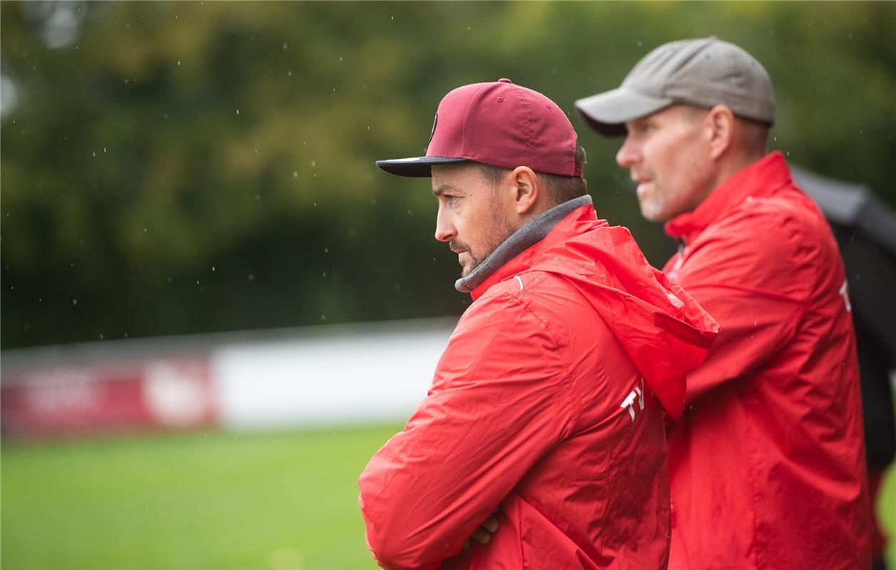 Thomas Wohlbold und Holger Schulz Trainerstab Gültstein   Fußball 8 / 2020 Affst...