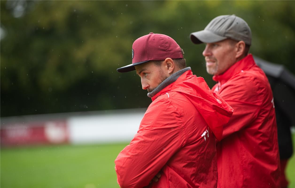 Thomas Wohlbold und Holger Schulz Trainerstab Gültstein   Fußball 8 / 2020 Affst...