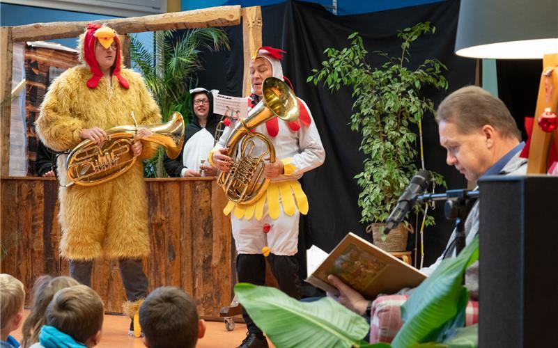 Tierisch musikalisch ging es zu beim Kinder- und Familienkonzert des Musikvereins in Deckenpfronn am Sonntag. GB-Foto: Vecsey