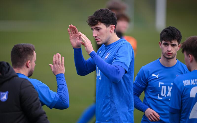 Timo Kircher brachte die SG Altingen/Entringen mit 1:0 in Führung.GB-Foto: Ulmer