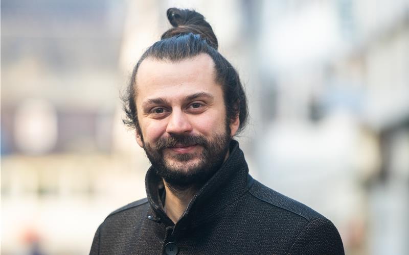 Tobias B. Bacherle (30 Jahre) tritt bei der vorgezogenen Bundestagswahl im Wahlkreis Böblingen zum dritten Mal für die Grünen an. GB-Foto: Schmidt