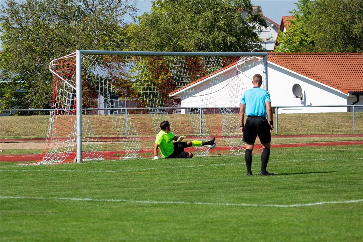 Tor, 0:2 durch Besim Romadani (FC Gaertringen #15), Spvgg Trossingen - FC Gaertr...